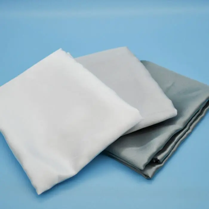 Silky Satin Green-Grey Pillow case 48cm x 70cm - Image 2