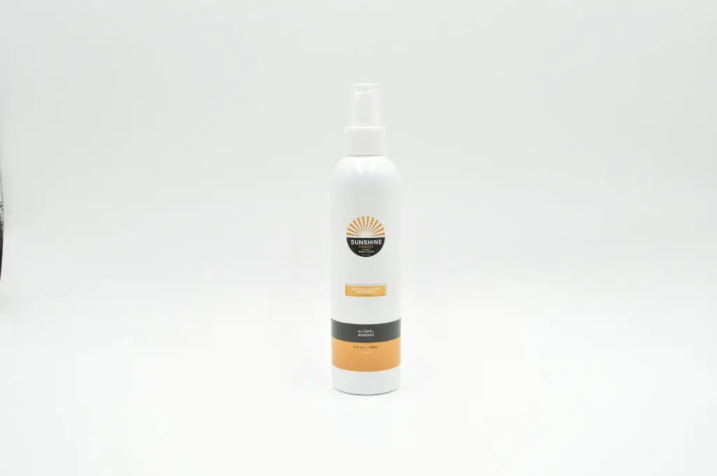 Sunshine Alcohol Remover 8oz