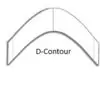 Pro-Flex II D Contour Tape Strips, 3 inches (2.5cm x 7.5cm) - Image 2