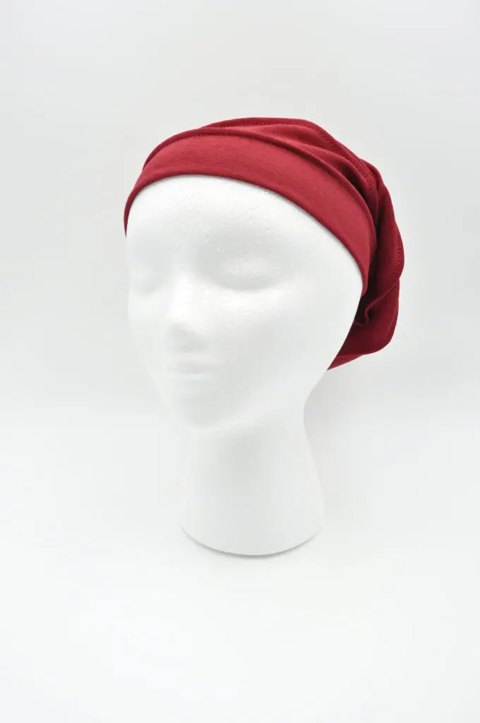 Red Soft cotton Bonnet