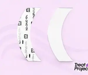 Walker No-Shine CC Contour Tape Strips, 3 inches (2.5cm x 7.5cm)