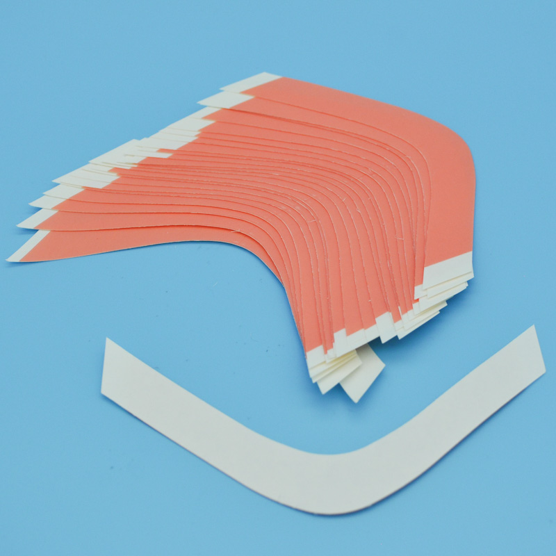 Davlyn Red Liner Boomerang Tape Strips, 6 inches