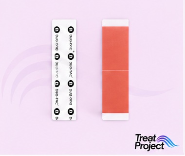 Walker Duo-Tac Tape Strips, 1 inch (2.5cmx7.5cm)
