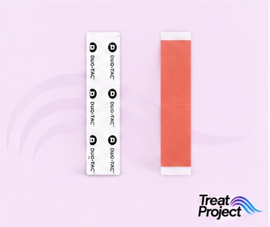 Walker Duo-Tac Tape Strips 3/4 inch (0.75 inch x 3 inch = 2.5cm x 7.5cm)