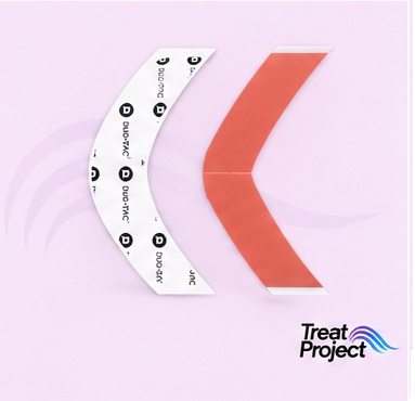 Walker Duo-Tac B Contour Tape Strips, 3 inches (2cm x 7.5cm)