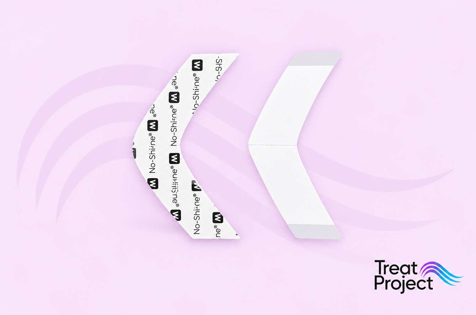 Walker No-Shine B Contour Tape Strips, 3 inches (2.5cm x 7.5cm)