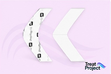 Pro-Flex II D Contour Tape Strips, 3 inches (2.5cm x 7.5cm)