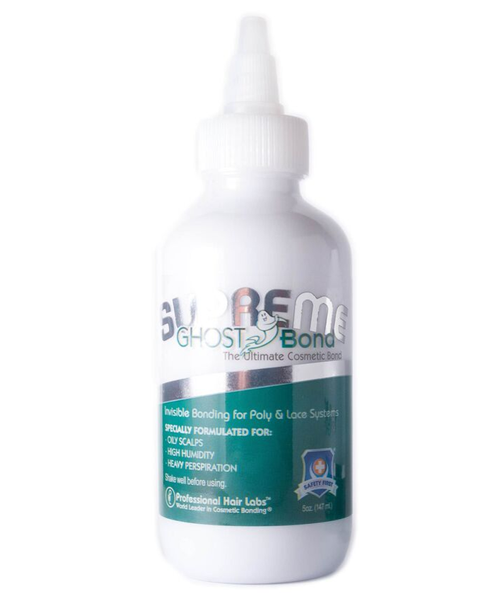 Pro Hair Labs GhostBond Supreme Liquid Adhesive, White, 5 oz (147.9ml) + 10 free applicators